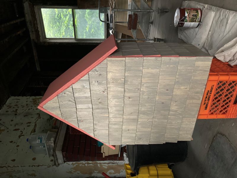 stained shingles